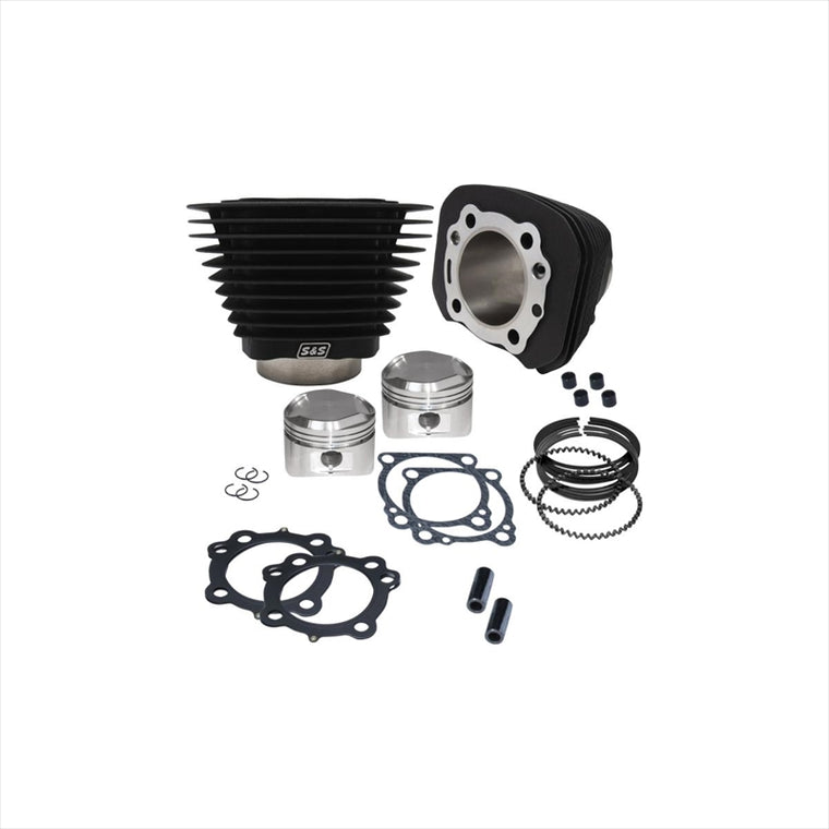 エスアンドエスサイクル | S＆S 1200cc シリンダー＆ピストンキット W.BLK SPORTSTER XL  86-03 | 910-0696