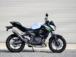 【ダブルアールズ】WR`S S／O ラウンドカーボンサイレンサー Z250 19-（2BK-EX250P）／Z400（2BL-EX400G／8BL-EX400L） BC4275JM
