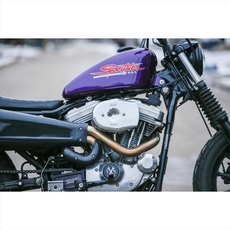 エスアンドエスサイクル | S＆S ステルス エアクリーナーキット トリビュート クローム カバー単体 | 170-0592