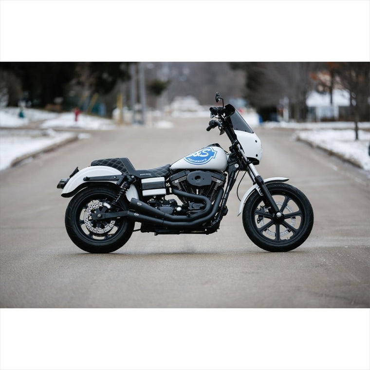 エスアンドエスサイクル | S＆S ステルス エアクリーナーキット トリビュート グロスブラック ツインカム ケーブル2本引  01-17 | 170-0599