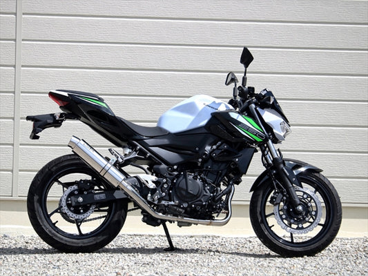 【ダブルアールズ】WR`S フルEX ラウンドステンレスサイレンサー Z250 19-（2BK-EX250P） LA4275JM