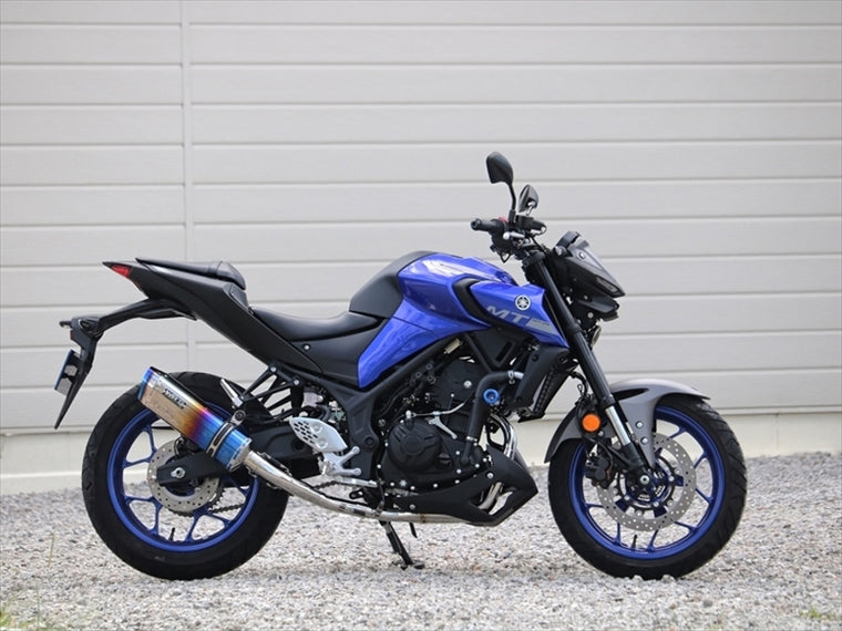 マフラー  ダブルアールズ WR`S フルEX SS-OVAL 焼き色タイプ MT-25 18・19-21(2BK-RG43J) LB2265JM 4550255374761 取寄品