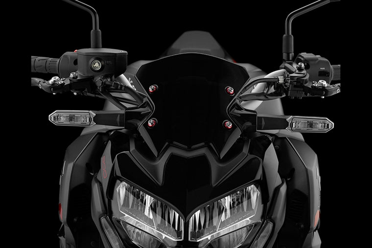 BIKERS(バイカーズ)｜スクリーン用 ステンレスボルト レッド｜C0409-RED