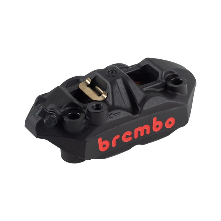 ブレンボ｜M-4 ラジアル モノブロック 4P キャリパー ブラックアルマイト レッドロゴ 左右セット｜220.A397.50