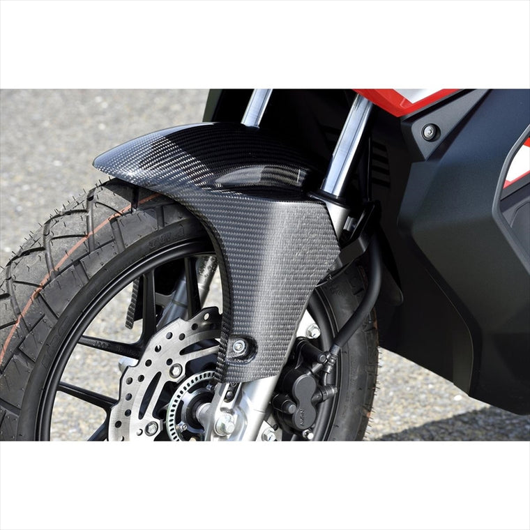 バイクパーツ 外装<br>マジカルレーシング フロントフェンダー FRP/黒 <br>001-ADV1520-4001 4550255429249<br>ADV150<br>