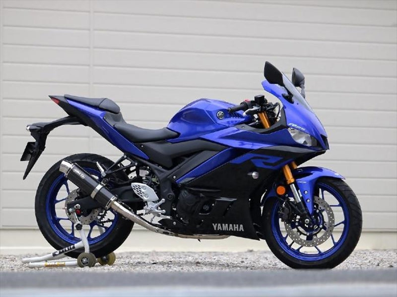 ダブルアールズ WR`S フルEX ラウンドカーボンサイレンサー YZF-R25 18