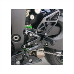 WOODSTOCK(ウッドストック) | バックステップキット オールSLV  | WBS-K41-SL | ZX-6R 19-クイックシフター付