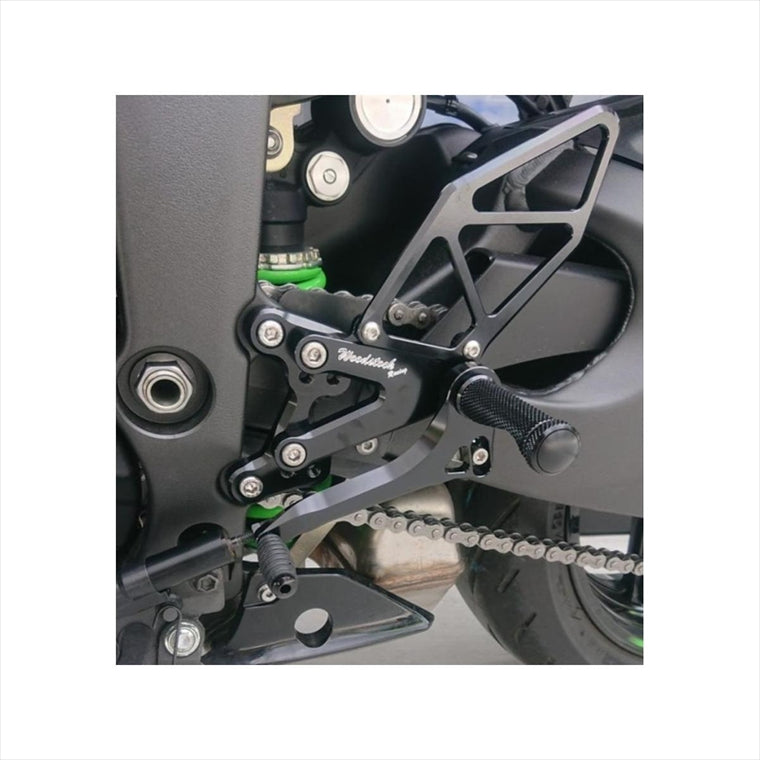 WOODSTOCK(ウッドストック) | バックステップキット オールSLV  | WBS-K41-SL | ZX-6R 19-クイックシフター付