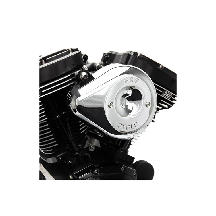 エスアンドエスサイクル | S＆S ステルス エアクリーナーキット ティアドロップ クローム スポーツスター 07-22 | 170-0526B