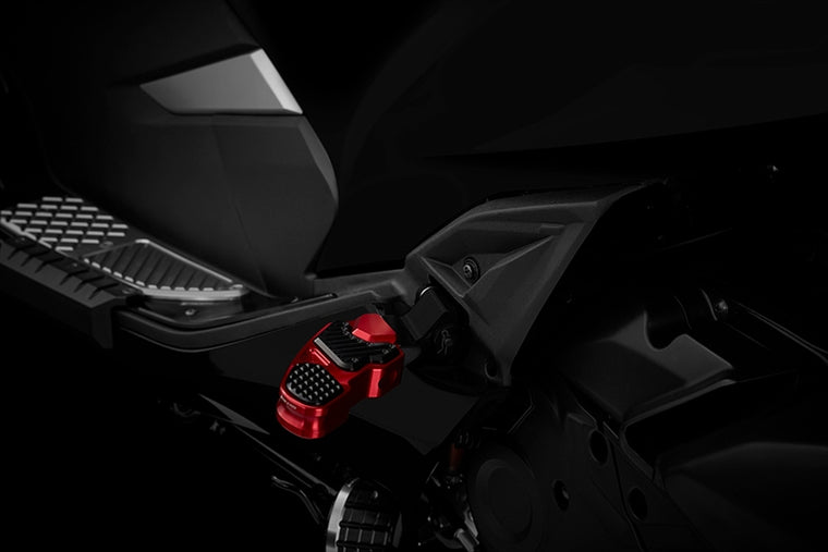 BIKERS(バイカーズ)｜タンデムステップ レッド｜H0535-RED-BLK