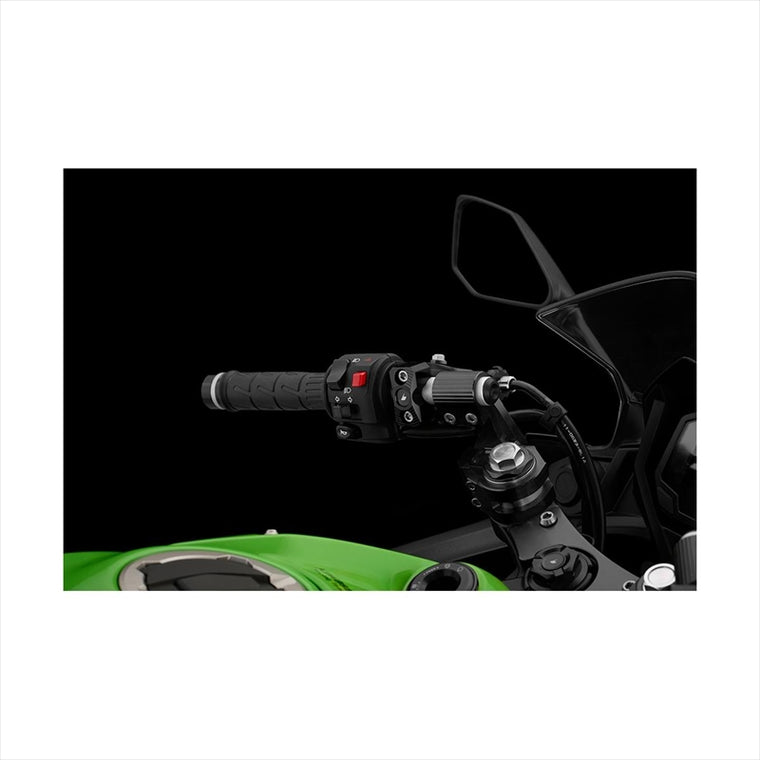 BIKERS(バイカーズ) | レバーホルダークランプ 2個 ブラック | K0178-BLK | ZX-25R 20-24 ZX-4R 23-24 Ninja650 17-22