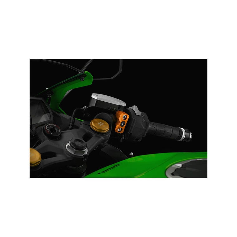 BIKERS(バイカーズ) | レバーホルダークランプ 2個 オレンジゴールド | K0178-OGD | ZX-25R 20-24 ZX-4R 23-24 Ninja650 17-22