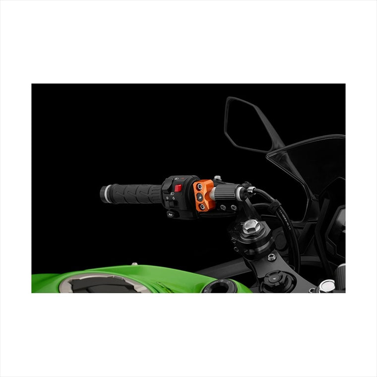 BIKERS(バイカーズ) | レバーホルダークランプ 2個 オレンジゴールド | K0178-OGD | ZX-25R 20-24 ZX-4R 23-24 Ninja650 17-22