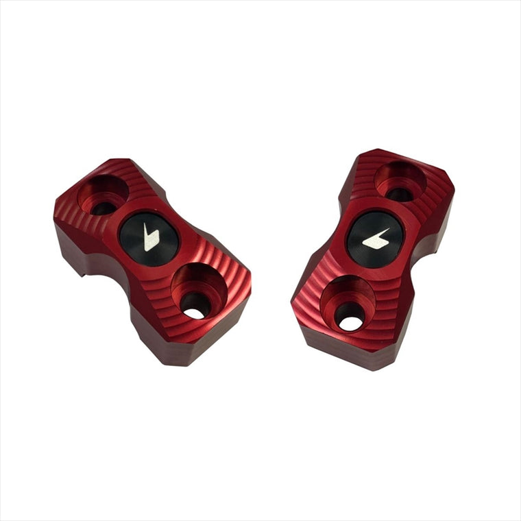 BIKERS(バイカーズ) | レバーホルダークランプ 2個 レッド | K0178-RED | ZX-25R 20-24 ZX-4R 23-24 Ninja650 17-22