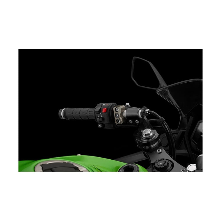BIKERS(バイカーズ) | レバーホルダークランプ 2個 チタン | K0178-TIN | ZX-25R 20-24 ZX-4R 23-24 Ninja650 17-22