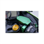 BIKERS(バイカーズ) | マスターシリンダーキャップ マットグリーン | K0369-GRN | ZX-25R 20-24 ZX-4R 23-25 Ninja650/Z650 17-25 Z900 18-25