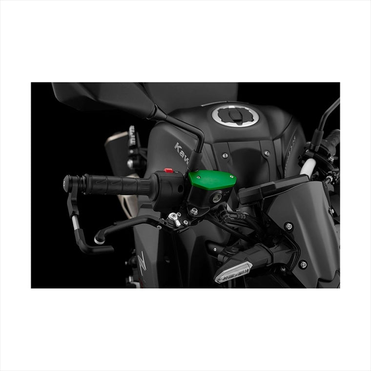 BIKERS(バイカーズ) | マスターシリンダーキャップ マットグリーン | K0369-GRN | ZX-25R 20-24 ZX-4R 23-25 Ninja650/Z650 17-25 Z900 18-25