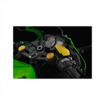 BIKERS(バイカーズ) | マスターシリンダーキャップ マットライトゴールド | K0369-LGD | ZX-25R 20-24 ZX-4R 23-25 Ninja650/Z650 17-25 Z900 18-25