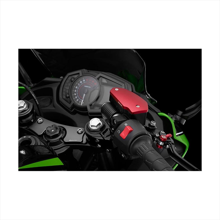 BIKERS(バイカーズ) | マスターシリンダーキャップ マットレッド | K0369-RED | ZX-25R 20-24 ZX-4R 23-25 Ninja650/Z650 17-25 Z900 18-25