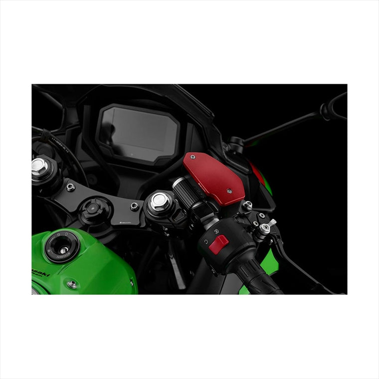 BIKERS(バイカーズ) | マスターシリンダーキャップ マットレッド | K0369-RED | ZX-25R 20-24 ZX-4R 23-25 Ninja650/Z650 17-25 Z900 18-25