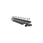 ラムマウント｜タフトラックレール トラック長30.4cm Jeep JL/Gladiator18-21用｜RAM-DT-204-TRACKA12U