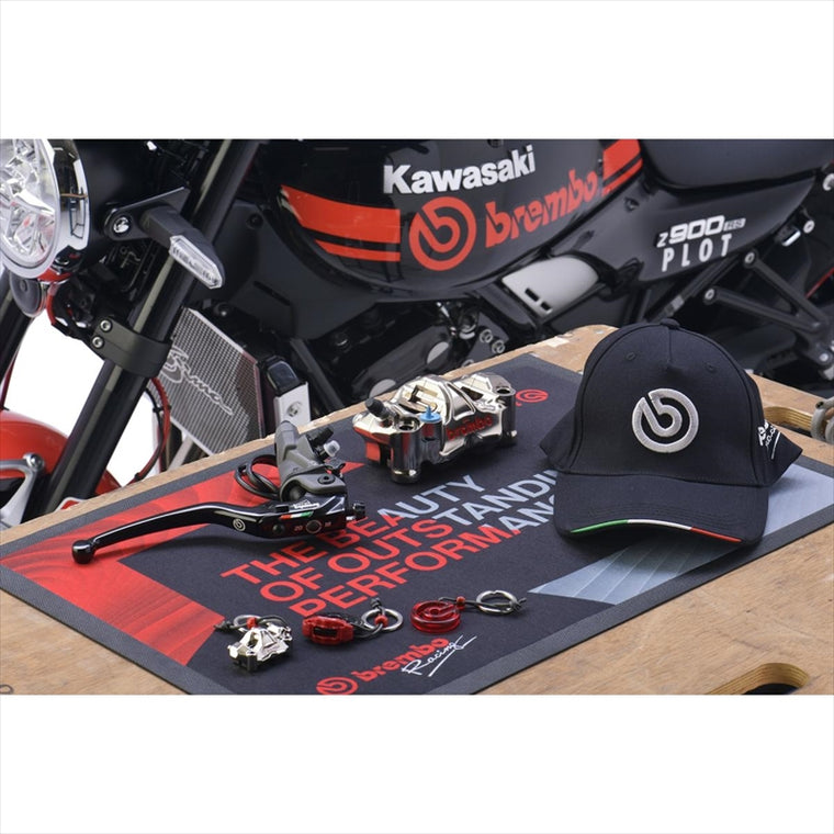 BREMBO(ブレンボ)カウンターマット ブラック/レッド99.8637.84