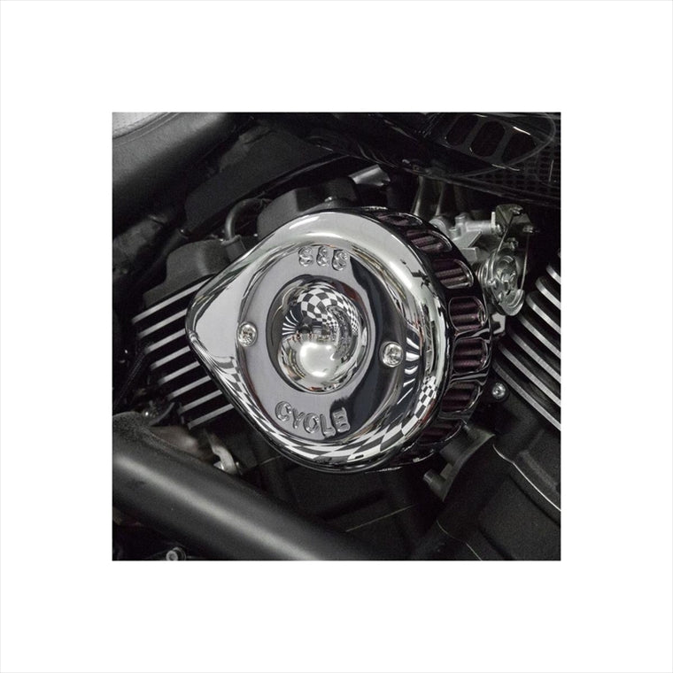 エスアンドエスサイクル | S＆S ステルス エアクリーナーキット ミニティアドロップ クローム ストリート XG750/500 15-20 | 170-0445C