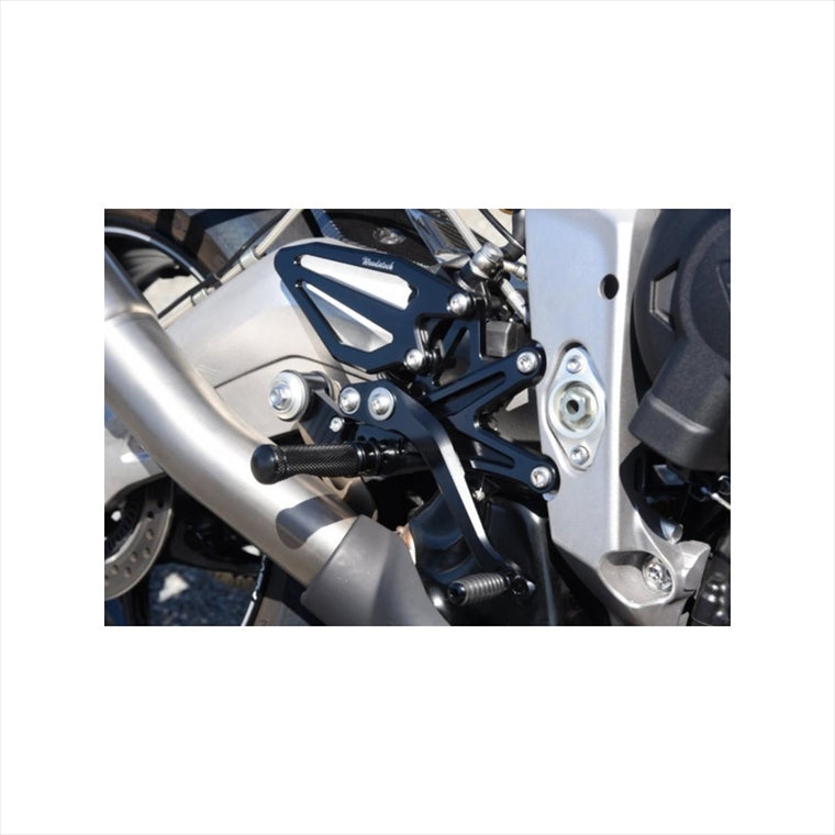 WOODSTOCK(ウッドストック) | バックステップキット オールBLK  | WBS-T01-BB | トライアンフ デイトナ Moto2 765 20-