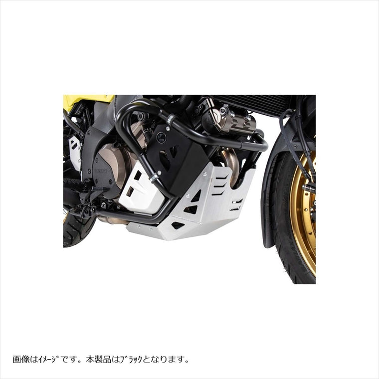 HEPCO&BECKER(ヘプコアンドベッカー) | スキッドプレート 純正エンジンガード専用品 ブラック | 8113544 00 01 | V-Strom1050XT 20-22