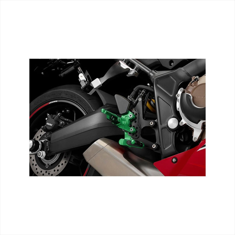 バイカーズ｜バックステップ グリーン｜H0590-GRN