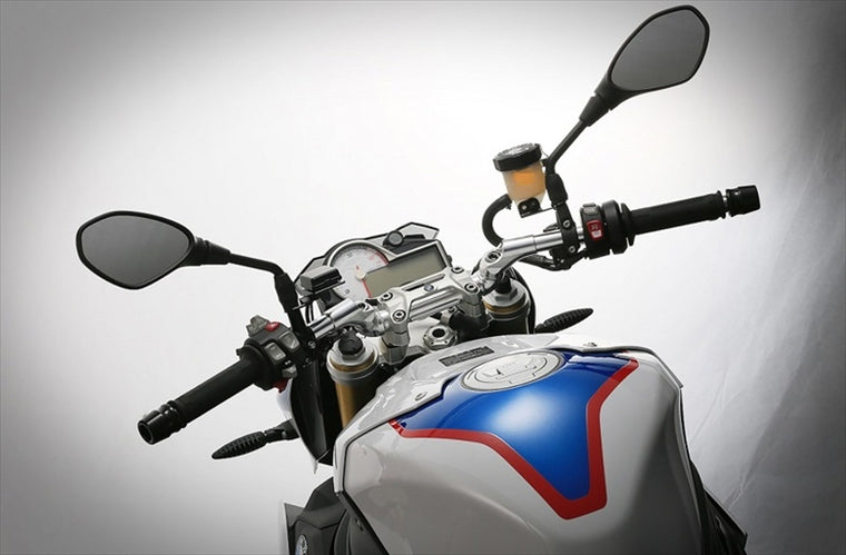 アエラ｜AELLA アルミ可変ハンドル ブラック BMW S1000R(ダンパーラバー有り) 17-｜AE-27045A BK