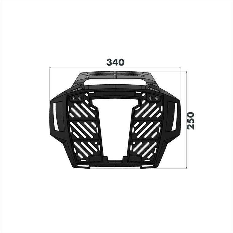 HEPCO&BECKER(ヘプコアンドベッカー) | トップケースキャリア アルラック ブラック | 6526526 01 01 | S1000XR 20-25/M1000XR 24-25