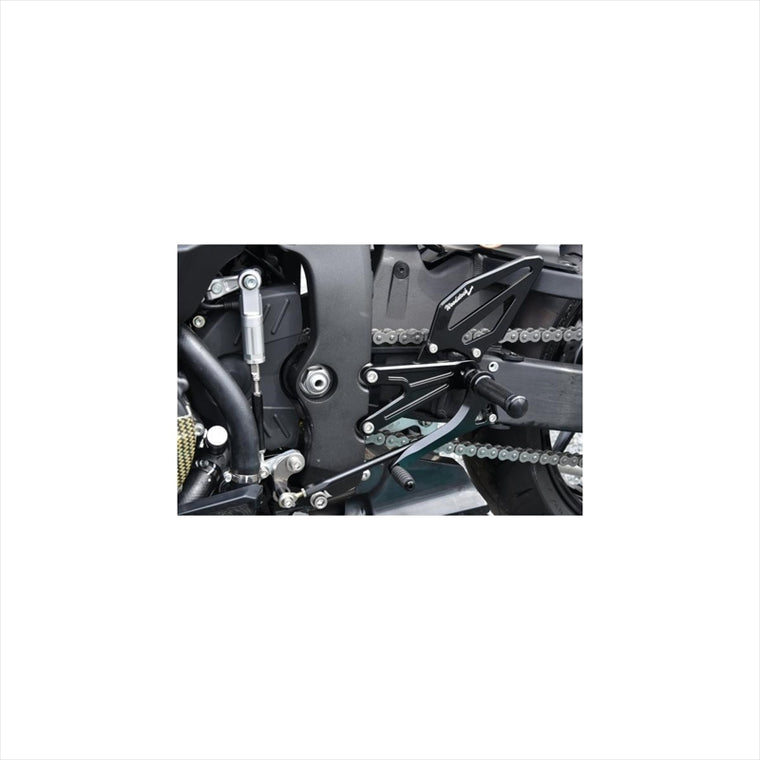 WOODSTOCK(ウッドストック) | バックステップキット BLK | WBS-H18R-BB | CBR600RR 21- オプションオートシフター付車用