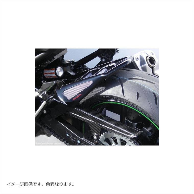 パワーブロンズ｜リアフェンダー カーボン調/メッシュBLK｜201-K116-880