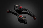BIKERS(バイカーズ)｜レバーセット 可倒式 プレミアムタイプ レッド｜H0706-RED