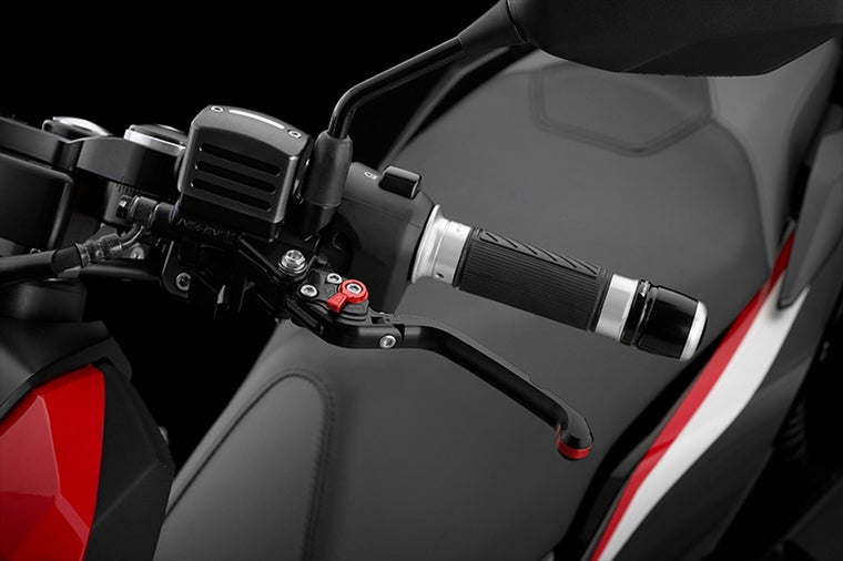 BIKERS(バイカーズ)｜レバーセット 可倒式 プレミアムタイプ レッド｜H0706-RED