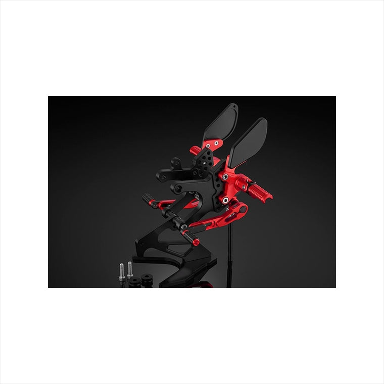 バイカーズ｜バックステップ レッド｜K0433-RED