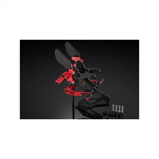 バイカーズ｜バックステップ レッド｜K0433-RED