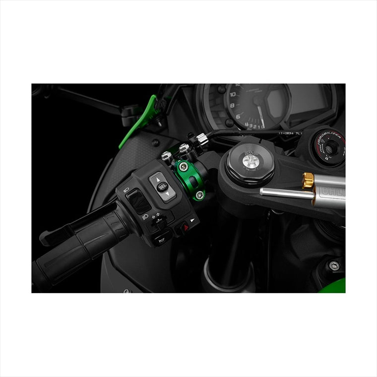 BIKERS(バイカーズ) | マスターシリンダークランプ 左右 グリーン | K0420-GRN | ZX-6R 19-24