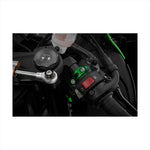 BIKERS(バイカーズ) | マスターシリンダークランプ 左右 グリーン | K0420-GRN | ZX-6R 19-24
