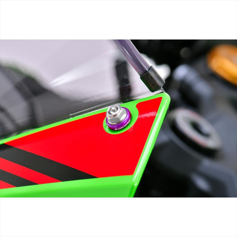 BIKERS(バイカーズ) | スクリーン用 ステンレスボルト パープル | C0418-PUR | ZX-25R 20-24 ZX-4R 23-24