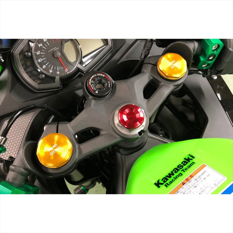 BIKERS(バイカーズ) | ステムキャップ レッド | K0464-RED | ZX-25R 20-24 ZX-4R 23-24