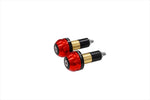 BIKERS(バイカーズ)｜セパハン用バーエンド レッド｜H0782-RED