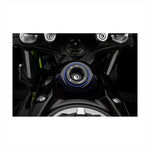 BIKERS(バイカーズ) | キースイッチカバー ブルー | K0376-BLU | Ninja650/Z650 17-25
