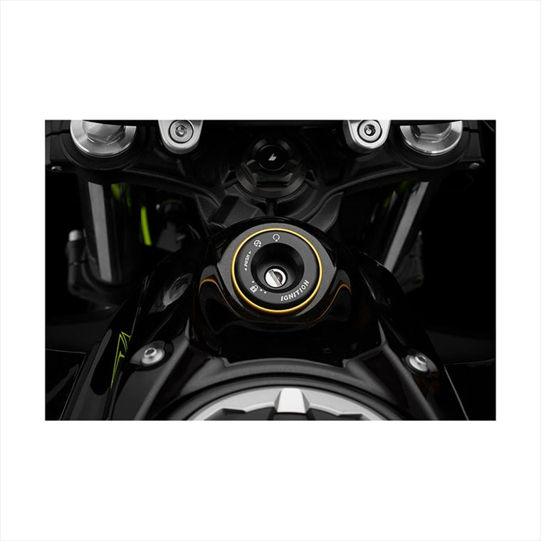 BIKERS(バイカーズ) | キースイッチカバー ライトゴールド | K0376-LGD | Ninja650/Z650 17-25