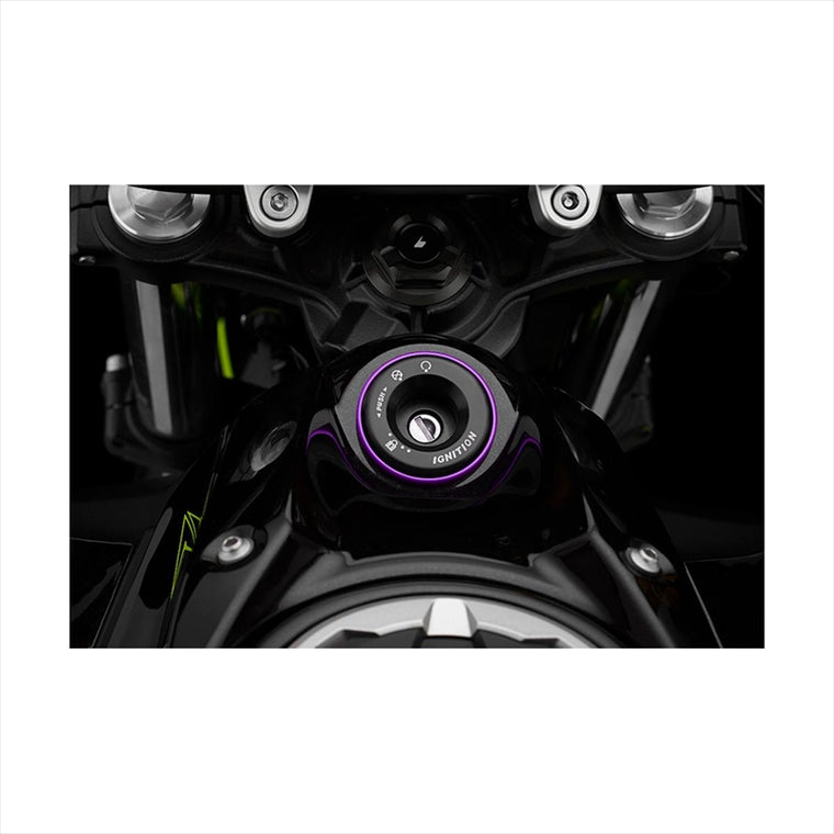 BIKERS(バイカーズ) | キースイッチカバー パープル | K0376-PUR | Ninja650/Z650 17-25