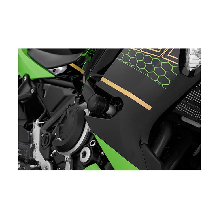 BIKERS(バイカーズ) | ボディプロテクター 左右 ブラック | K0383-BLK | Ninja650/Z650 17-25