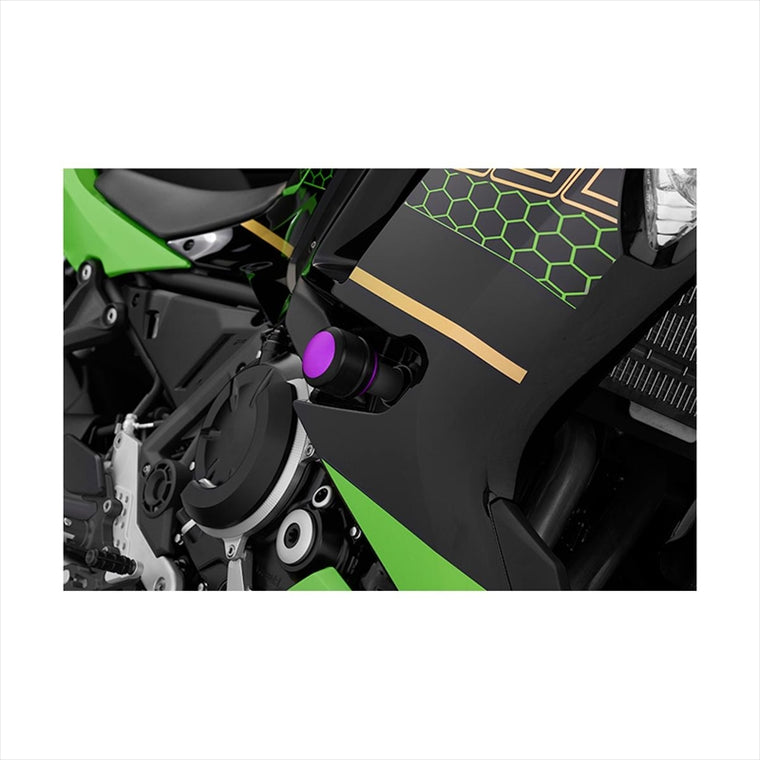 BIKERS(バイカーズ) | ボディプロテクター 左右 パープル | K0383-PUR | Ninja650/Z650 17-25