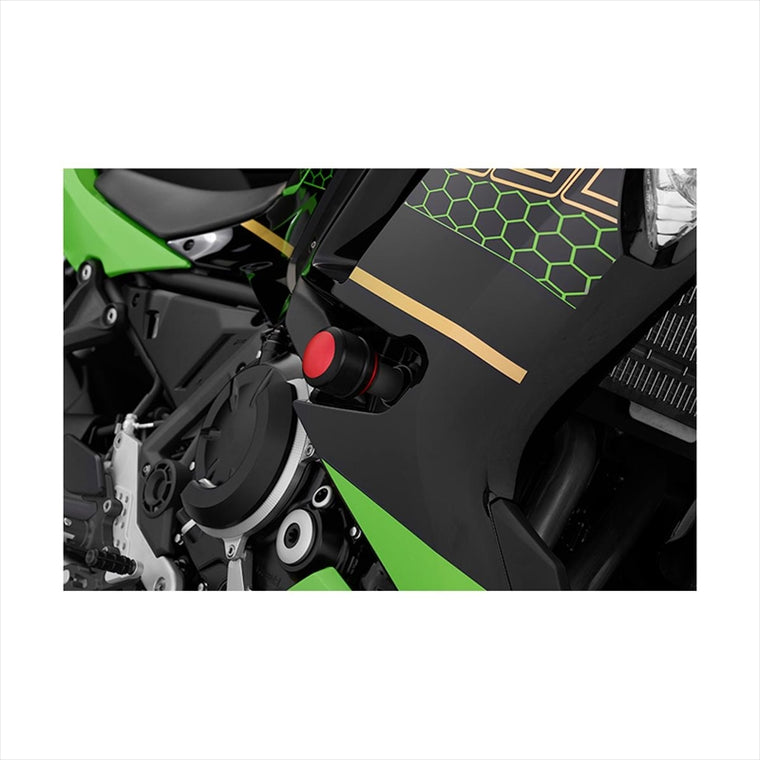 BIKERS(バイカーズ) | ボディプロテクター 左右 レッド | K0383-RED | Ninja650/Z650 17-25