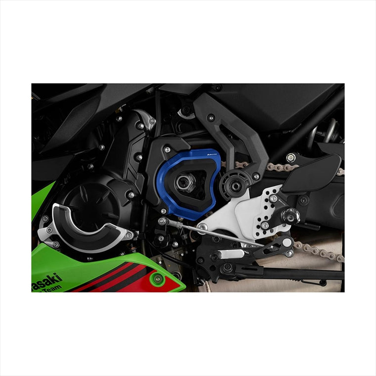 BIKERS(バイカーズ) | フロントスプロケットカバー ブルー | K0384-BLU | Ninja650/Z650 17-25
